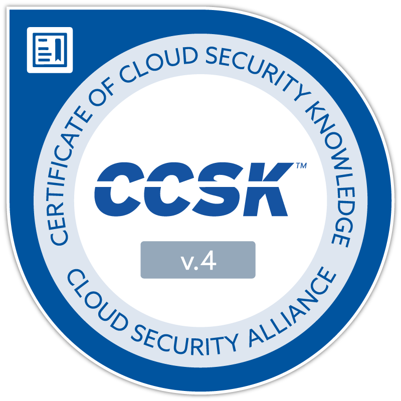 CSA Certificate of Cloud Security Knowledge